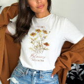 Daisy Blume und Zitat T-Shirt