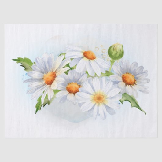 Daisy Blume Wassercolor Seidenpapier (Vorderseite)