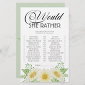 Daisy Blume würden lieber Brautparty spielen (Vorne/Hinten)