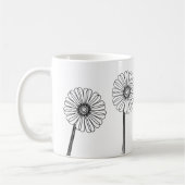 Daisy Blume Zeichnete Gärtnerische Tasse (Links)