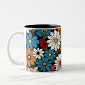 Daisy-Blume Zweifarbige Tasse (Links)