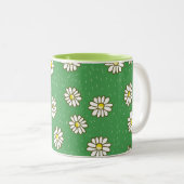 Daisy-Blume Zweifarbige Tasse (VorderseiteRechts)