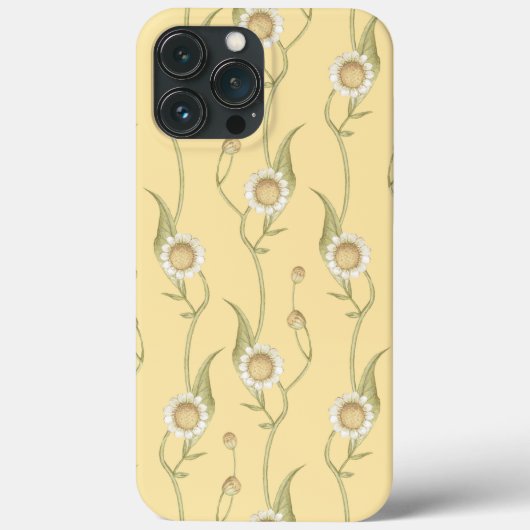 Daisy-Blumen-Monogramm Gelb Einzigartig Case-Mate iPhone Hülle (Rückseite)