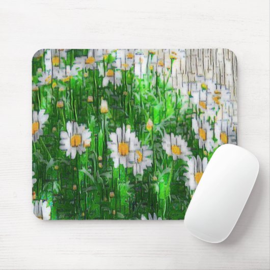 Daisy-Blumengarten Mousepad (Mit Mouse)