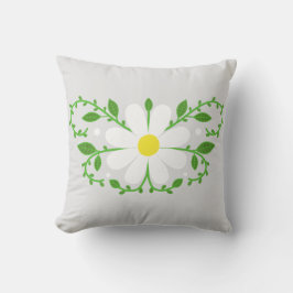 Daisy-Blumenmuster Kissen