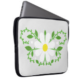 Daisy Blumenmuster Notebook-Ärmel Laptopschutzhülle (Vorne Rechts)