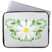 Daisy Blumenmuster Notebook-Ärmel Laptopschutzhülle (Vorderseite)
