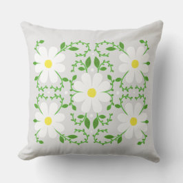 Daisy Blumenmuster werfen Kissen