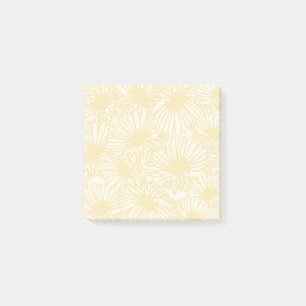 Daisy Blüten - Buttercreme Post-it Klebezettel