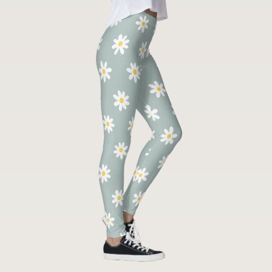 Daisy Boho Blumen Leggings (Rechts)