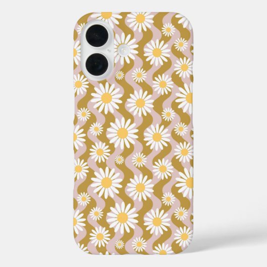 Daisy Boho Floral Case-Mate iPhone Hülle (Rückseite)