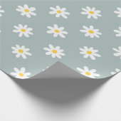 Daisy Boho Floral Geschenkpapier (Ecke)