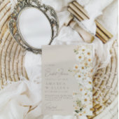 Daisy Boho Wildblume Modernes Brautparty Einladung