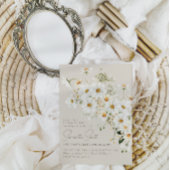 Daisy Boho Wildblume Modernes Brautparty Einladung