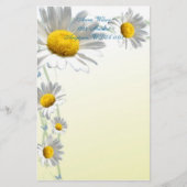 Daisy Border Stationery Briefpapier (Vorderseite)