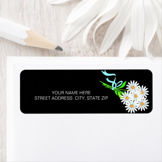 Daisy Bouquet Address Mailing Labels (Insitu)