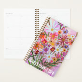 Daisy Bouquet Blume Blooms Floral Pink CUSTOM Planer (Anzeige)