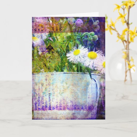 Daisy Bouquet, Geburtstag Karte (Gelbe Blume)