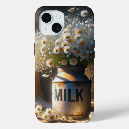 Daisy Bouquet in Milk Can Case-Mate iPhone Hülle (Rückseite)