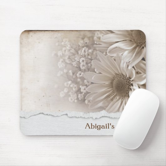 Daisy Bouquet Mousepad (Mit Mouse)