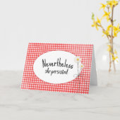 Daisy Bouquet on Gingham Karte (Gelbe Blume)