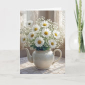 Daisy Bouquet Thinking of You Karte (Vorderseite)