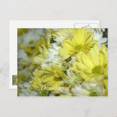 Daisy Bouquets denken Sie an Ihre Postkarte (Vorne/Hinten)