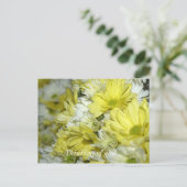 Daisy Bouquets denken Sie an Ihre Postkarte (Stehend Vorderseite)