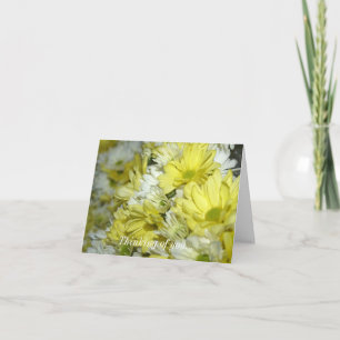 Daisy Bouquets denken Sie an Sie Karte