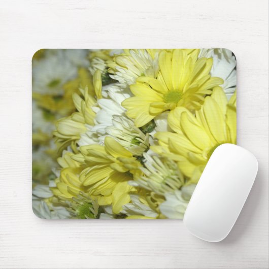 Daisy Bouquets Mousepad (Mit Mouse)