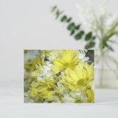Daisy Bouquets Postkarte (Stehend Vorderseite)