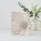 Daisy Brautparty Einladung (Stehend Vorderseite)