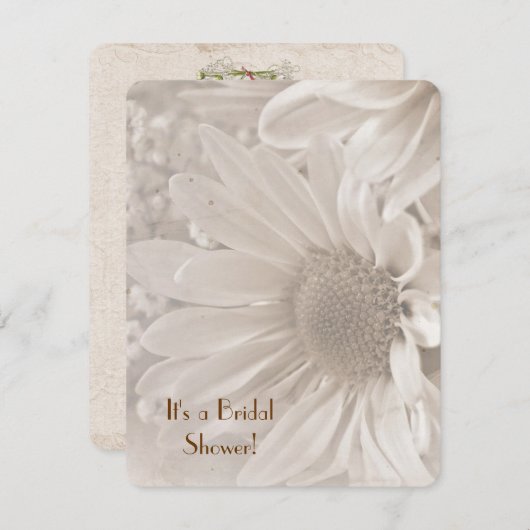 Daisy Brautparty Einladung (Vorne/Hinten)