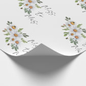 Daisy Brautparty Miss zu Mrs. Geschenkpapier (Ecke)
