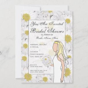 Daisy Bridal Showeinladung - Blonde Hair Einladung