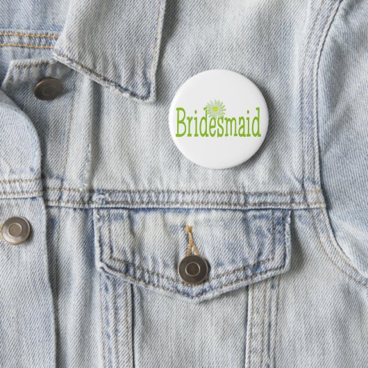 Daisy Bridesmaid Button (Beispiel)
