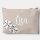 Daisy Bridesmaid Makeup Bag Zubehörtasche (Rückseite)