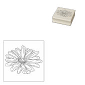 Daisy Briefmarke Gummistempel (Stempel)