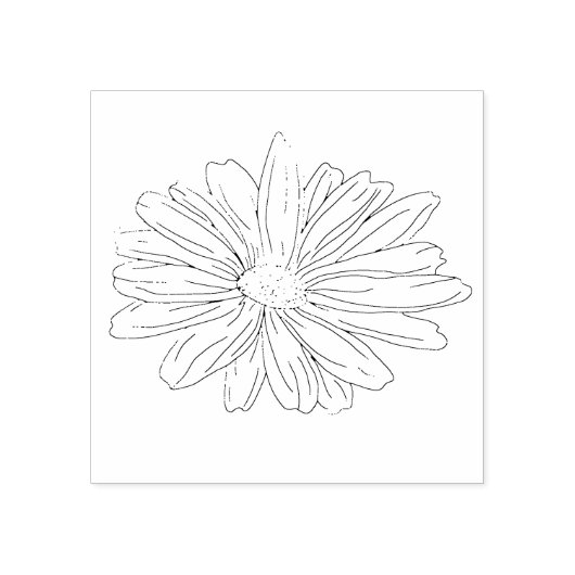 Daisy Briefmarke Gummistempel (Prägung)