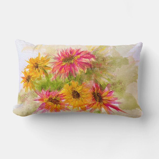 Daisy Bright Throw Kissen (Vorderseite)