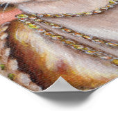 Daisy Buchanan Calico Cat Great Gatsby Roaring 20s Poster (Ecke)