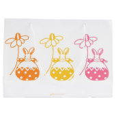 Daisy Bunny Große Geschenktüte (Rückseite)