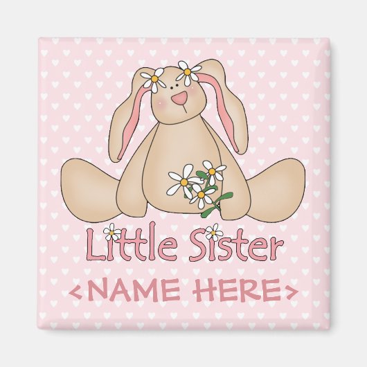 Daisy Bunny Little Sister Magnet (Vorne)