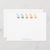 Daisy Bunny Mitteilungskarten (Vorne/Hinten)