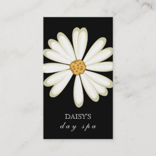 Daisy Business Card Schwarz-weiß Visitenkarte