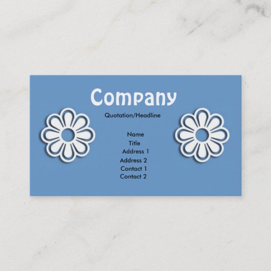 Daisy Business Card Visitenkarte (Vorderseite)