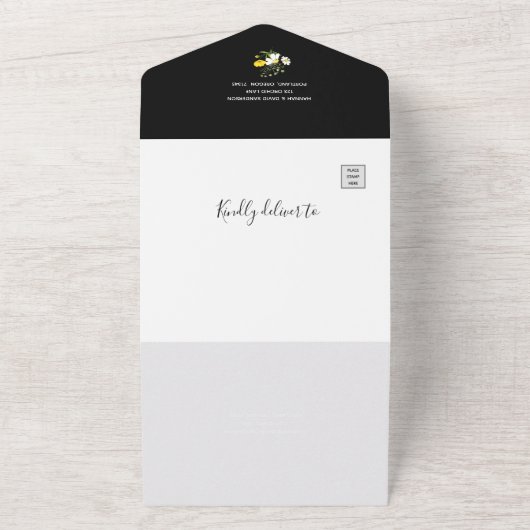 Daisy & Buttercup - Einladung für eine Hochzeit (Außenbereich)