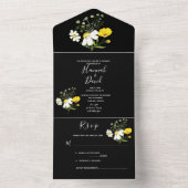 Daisy & Buttercup - Einladung für eine Hochzeit (Innen Boden)