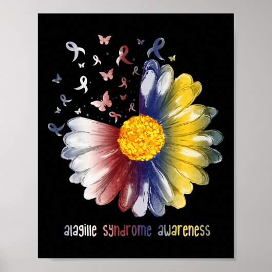 Daisy Butterfly Alagille-Syndrom Poster (Vorne)