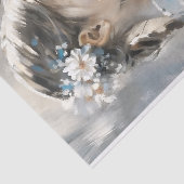 Daisy Butterfly Girl Decoupage Seidenpapier (Ausschnitt)